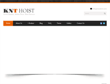 Tablet Screenshot of hoistknt.com